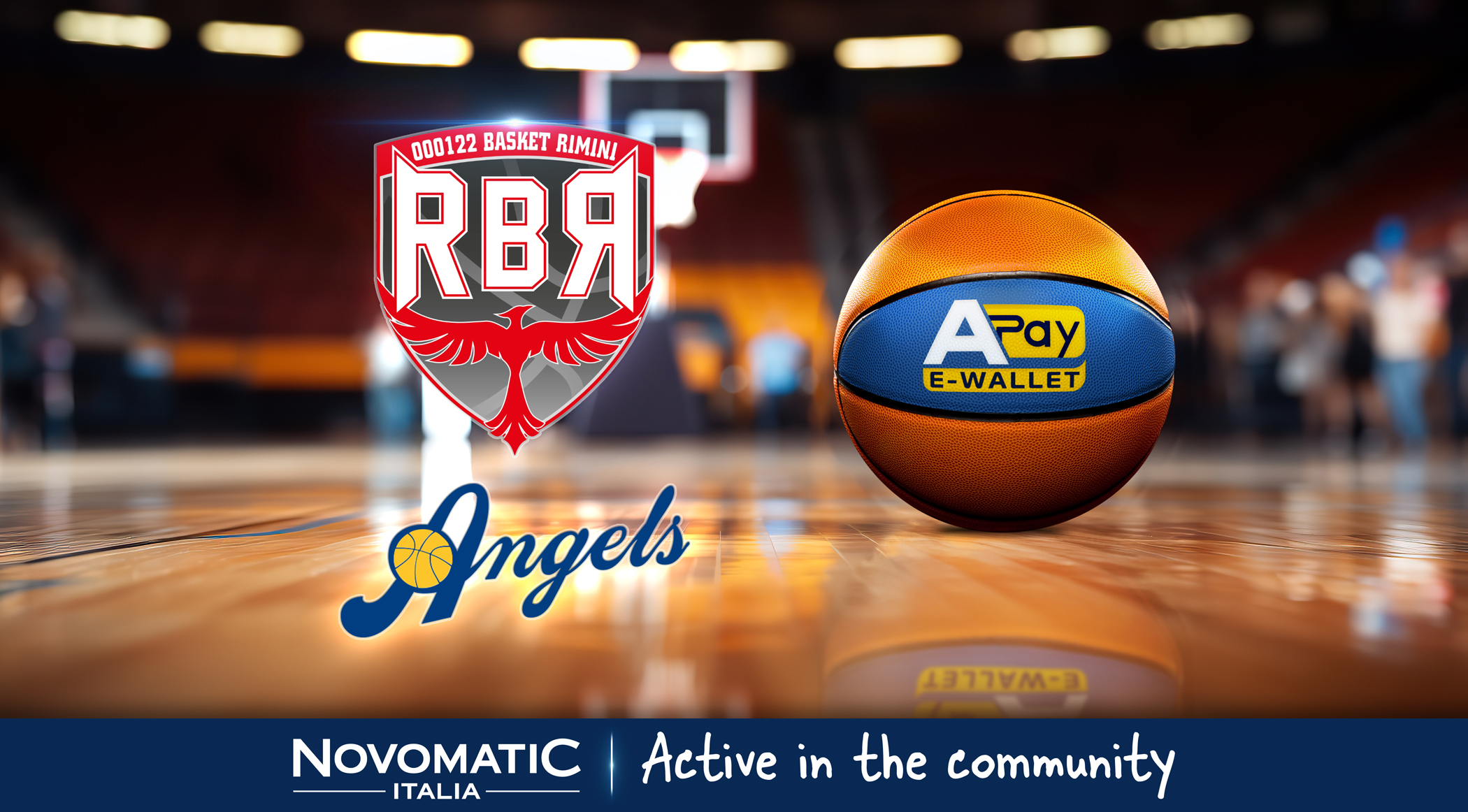 Admiral Pay sponsor Rinascita Rimini Basket e Santarcangelo Angels Basket