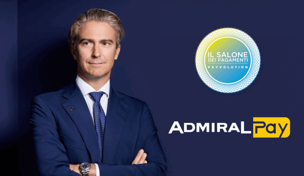ADMIRAL Pay tra i protagonisti del Salone dei Pagamenti 2025 3 Raffaele Gnazzi, A.D. di ADMIRAL Pay, al Salone dei Pagamenti 2025 – L’azienda presenta APay Card, APay Station e soluzioni digitali per PVR e gaming online.