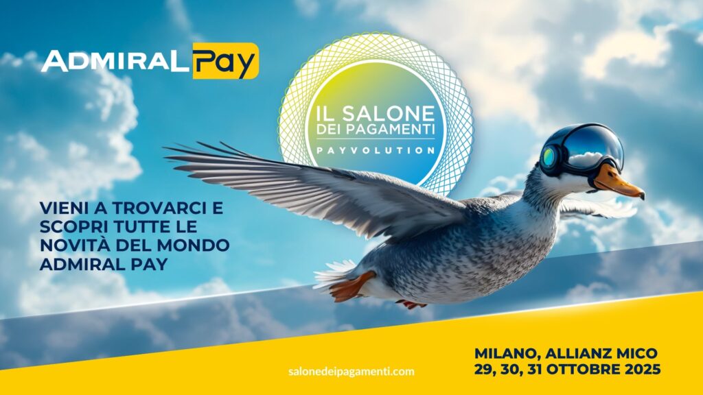 ADMIRAL Pay al Salone dei Pagamenti 2025: innovazione e sicurezza al servizio dei PVR 6 ADMIRAL Pay al Salone dei Pagamenti 2025