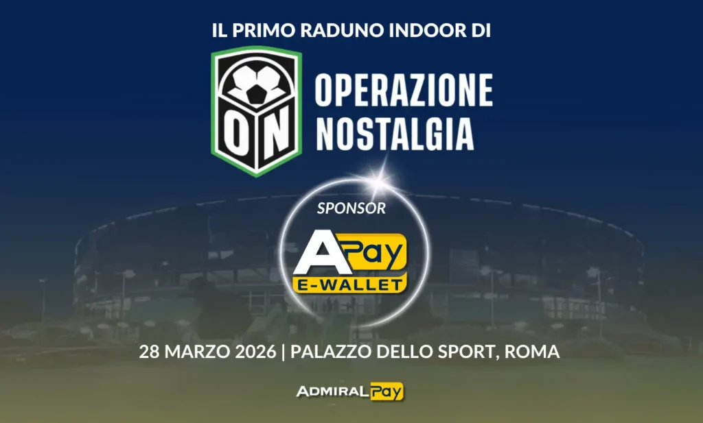 ADMIRAL Pay partecipa a Operazione Nostalgia con APay E Wallet, sponsor ufficiale dell’evento 1 ADMIRAL Pay e APay E-Wallet sponsor ufficiali di Operazione Nostalgia a Roma