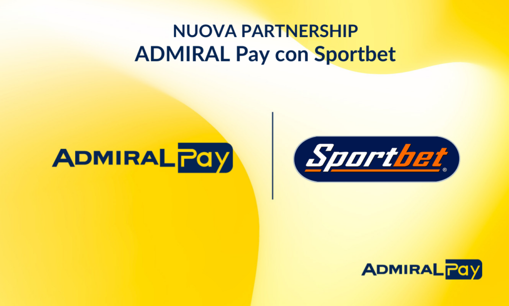SportBet in partnership con Admiral Pay